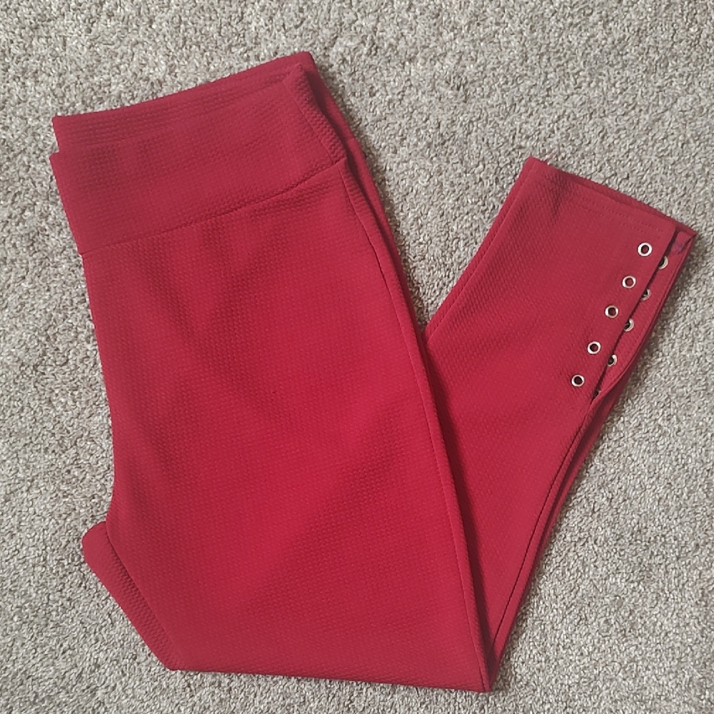 Lily Morgan Size Large Red Pants‎
